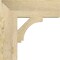 Ekena Millwork Imperial Block Rough Sawn Bracket, Douglas Fir, 4"W x 14"D x 14"H BKT04X14X14IMP05RDF - alternate 4